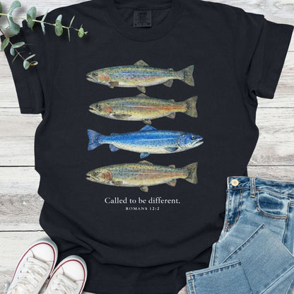 Be Different T-Shirt in Black - Christian graphic tee