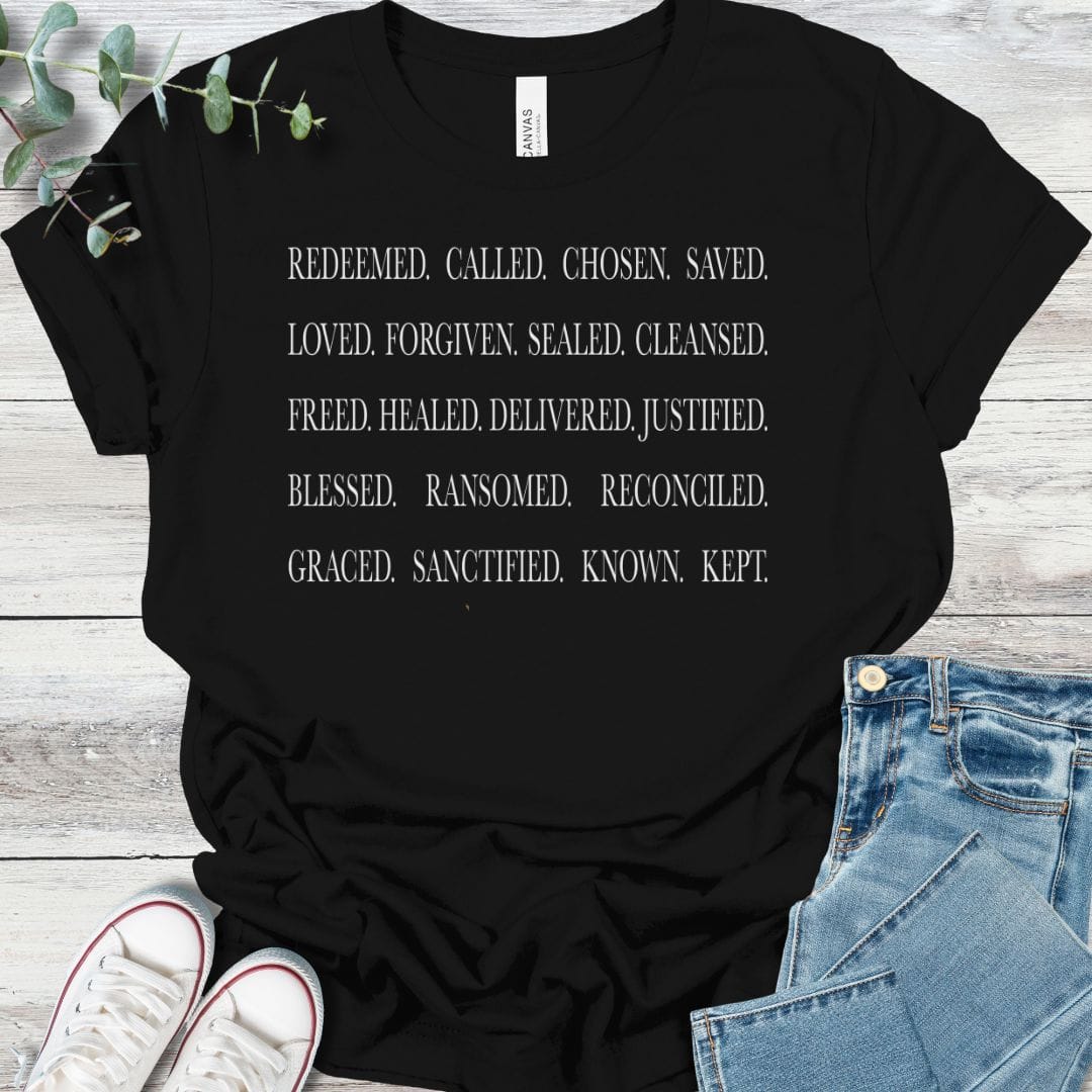 Identity T-Shirt in Black - Christian graphic tee