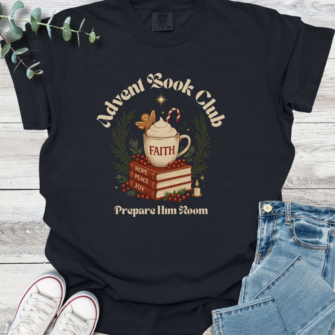 Advent Book Club T-shirt - Christian graphic tee