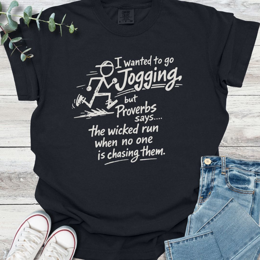 Twisted Cardio T-Shirt in Black - Christian graphic tee
