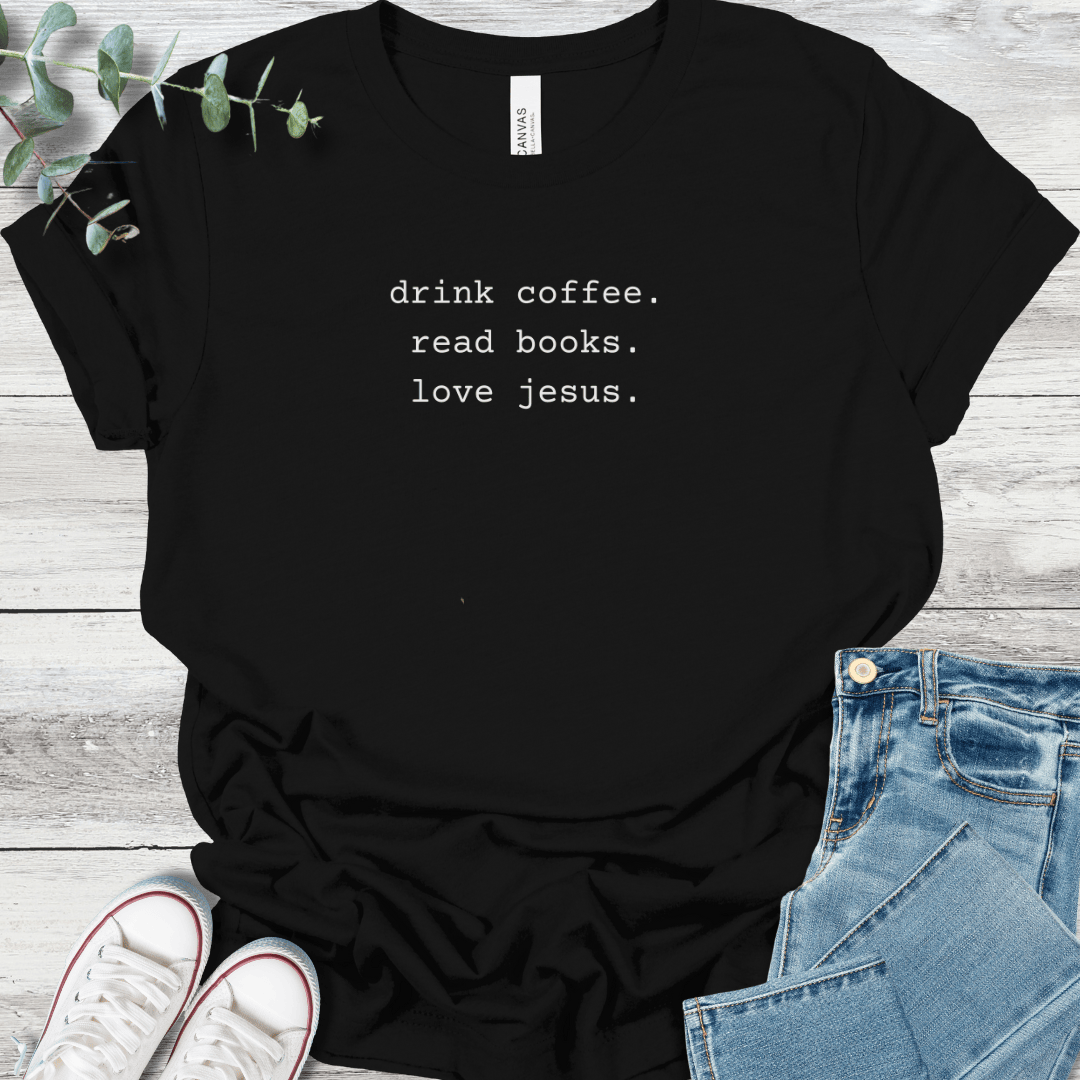Daily Life T-Shirt in Black - Christian graphic tee