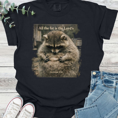 Fatty Portion T-shirt in Black - Christian graphic tee