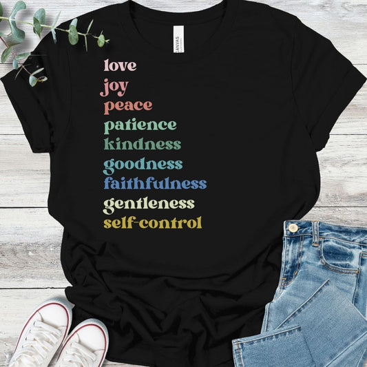 Fruity T-Shirt in Black - Christian graphic tee