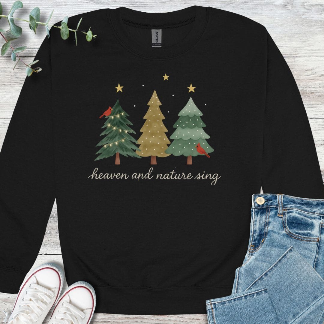 Heaven's Song Sweatshirt - Christian graphic sweatshirt