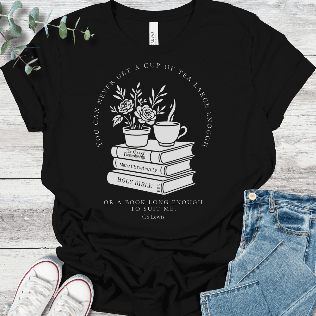 Cup of Theology T-Shirt in Black - Christian graphic tee