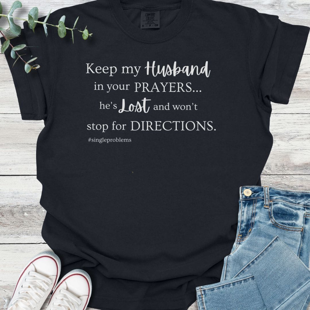 Single Problems T-shirt in Black - Christian graphic tee