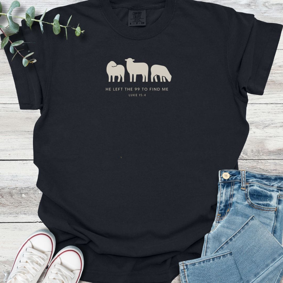 Left the 99 T-Shirt in Black - Christian graphic tee