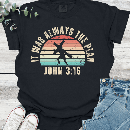 Grand Plan T-Shirt in Black - Christian graphic tee