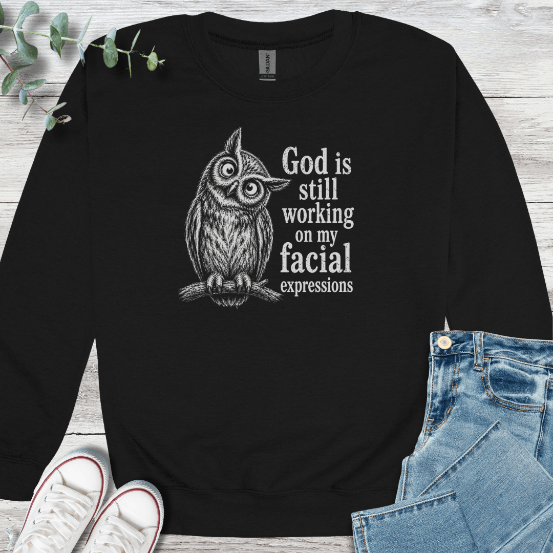 Facial Sanctification Sweatshirt - Christian graphic sweatshirt