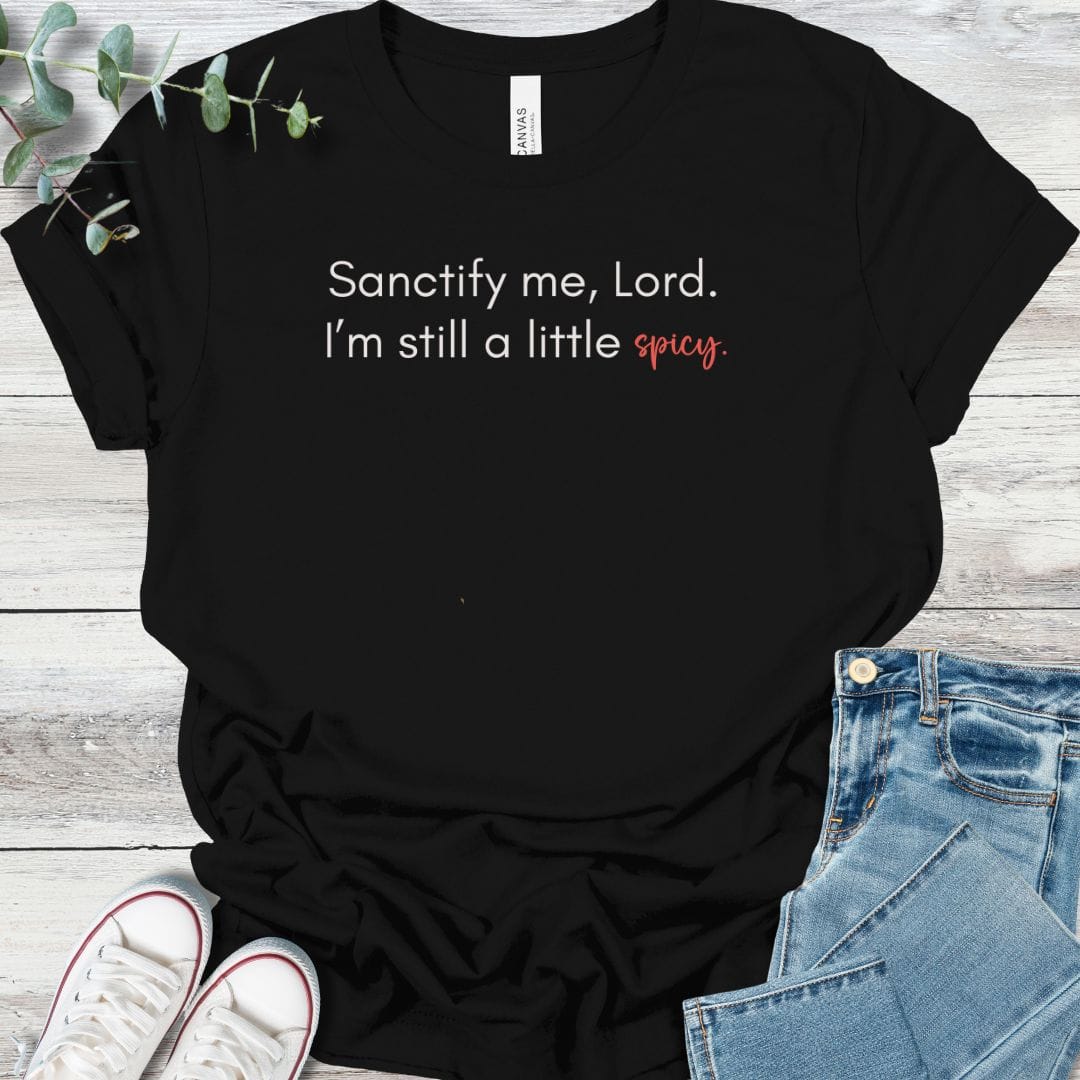 Spicy T-Shirt in Black - Christian graphic tee