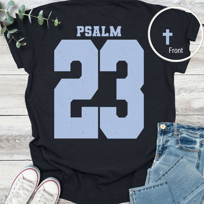 Psalm 23 Special Edition T-shirt in Black - Christian graphic tee