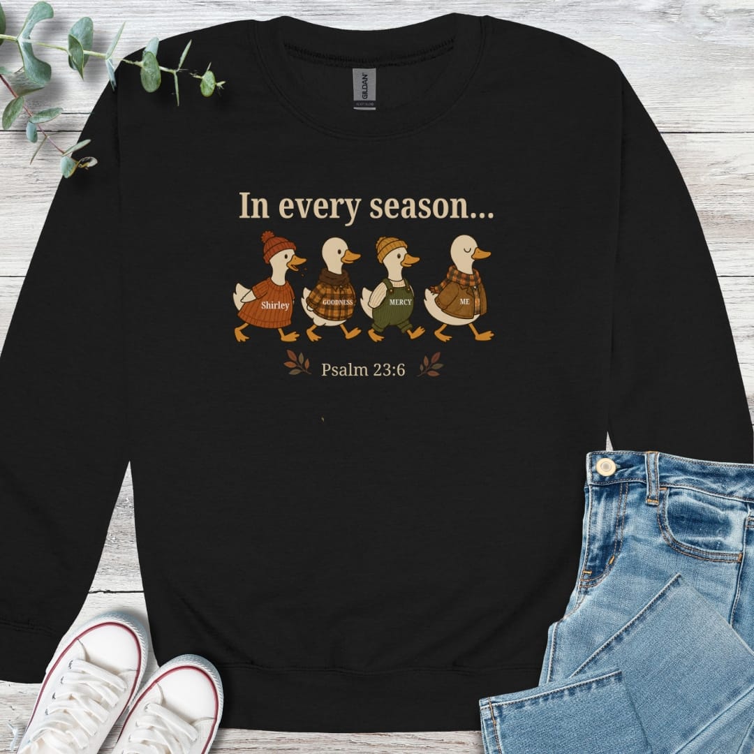 The Fall Chase Sweatshirt - Christian graphic sweatshirt
