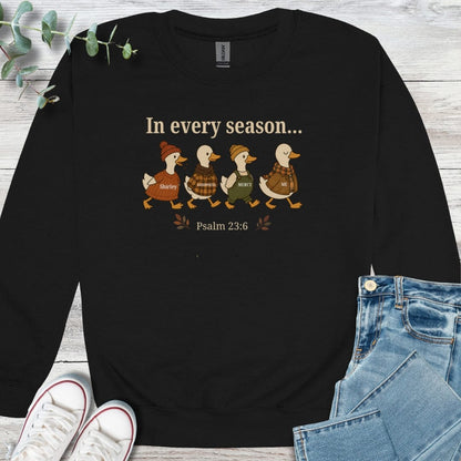 The Fall Chase Sweatshirt - Christian graphic sweatshirt
