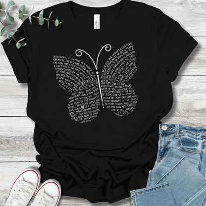 Scripture Butterfly Tee
