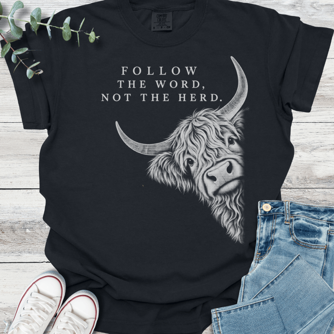 Word Over Herd T-Shirt - Christian graphic tee