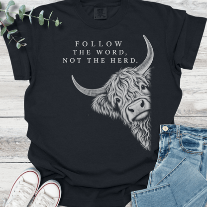 Word Over Herd T-Shirt - Christian graphic tee