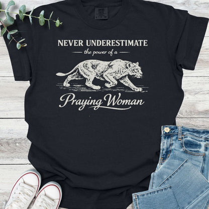 Praying Woman T-Shirt - Christian graphic tee
