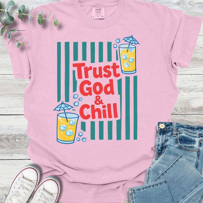 Chill T-shirt in Blossom - Christian graphic tee