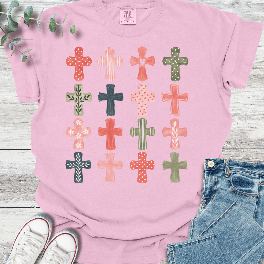 Crosses T-Shirt - Christian graphic tee