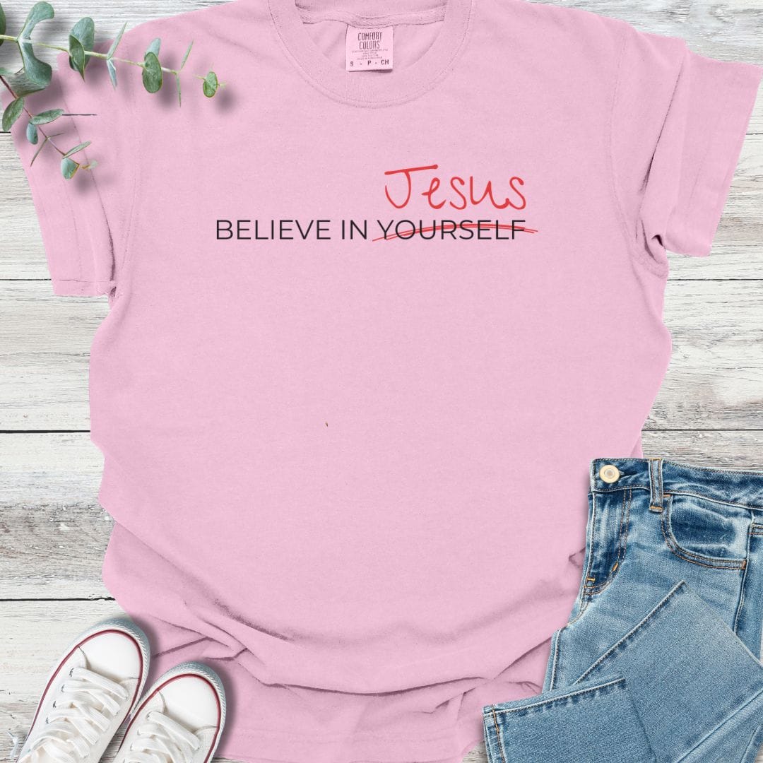 Believe Better T-Shirt in Blossom - Christian graphic tee