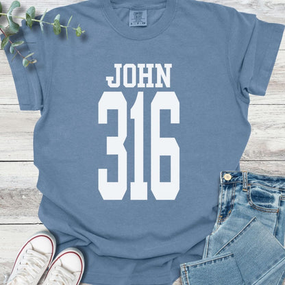 John 316 Varsity T-shirt