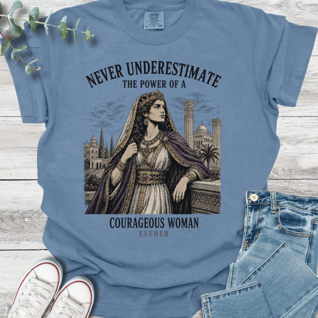 Esther Courage T-Shirt - Christian graphic tee