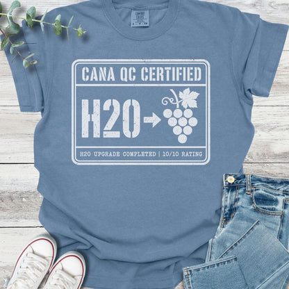 H20 Upgrade T-Shirt in Blue Jean - Christian graphic tee
