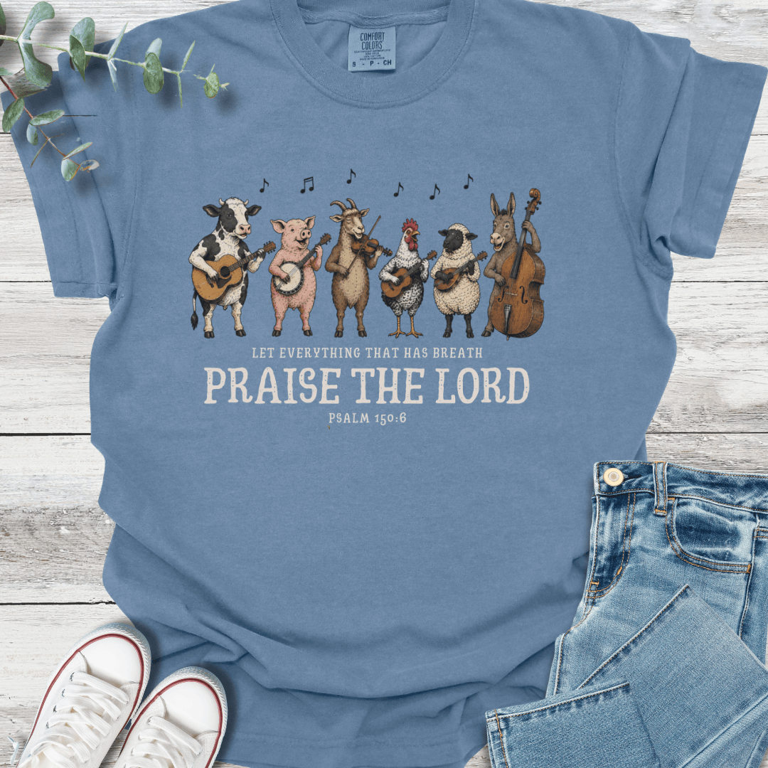 Farm Band T-Shirt - Christian graphic tee