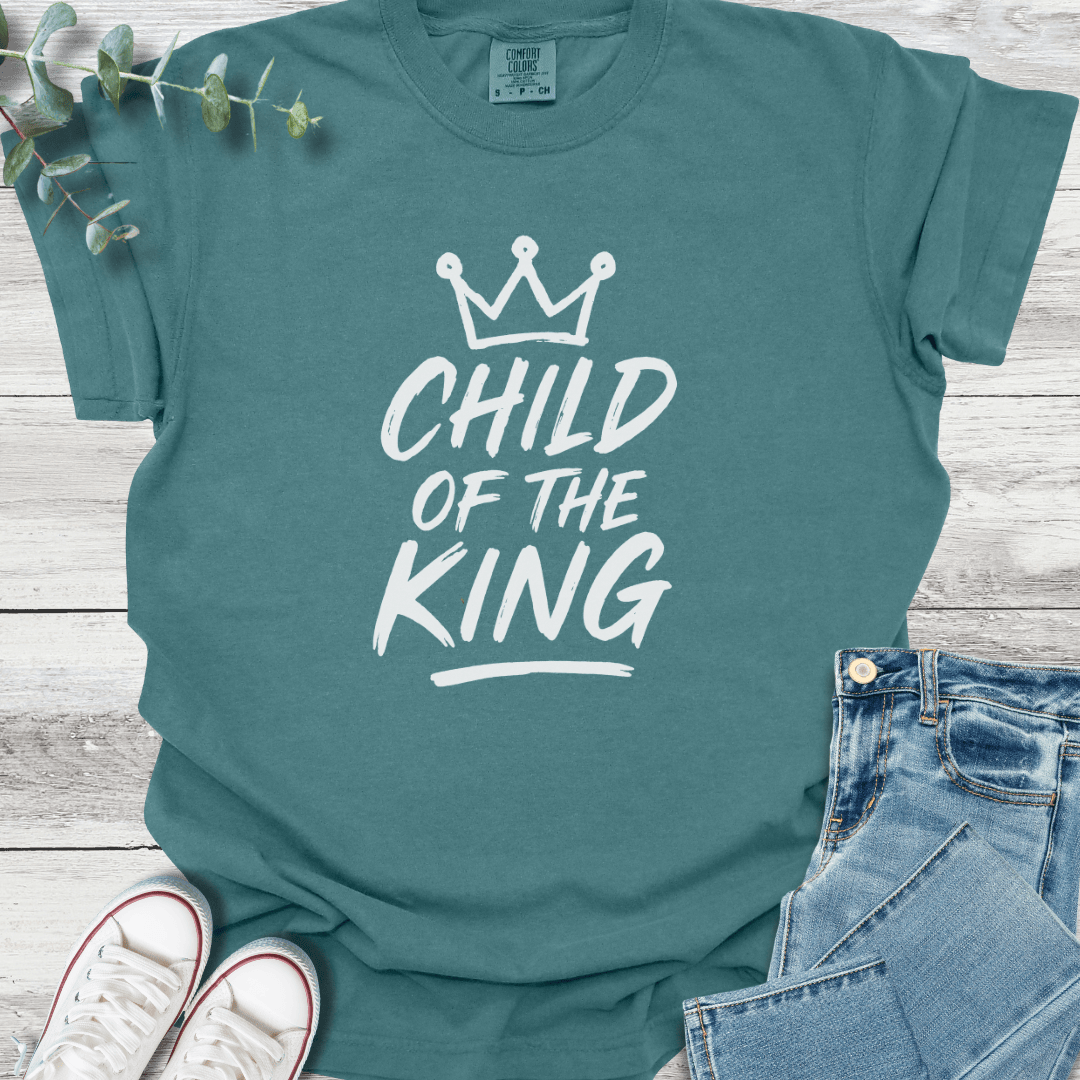 Royal T-shirt in Blue Spruce - Christian graphic tee