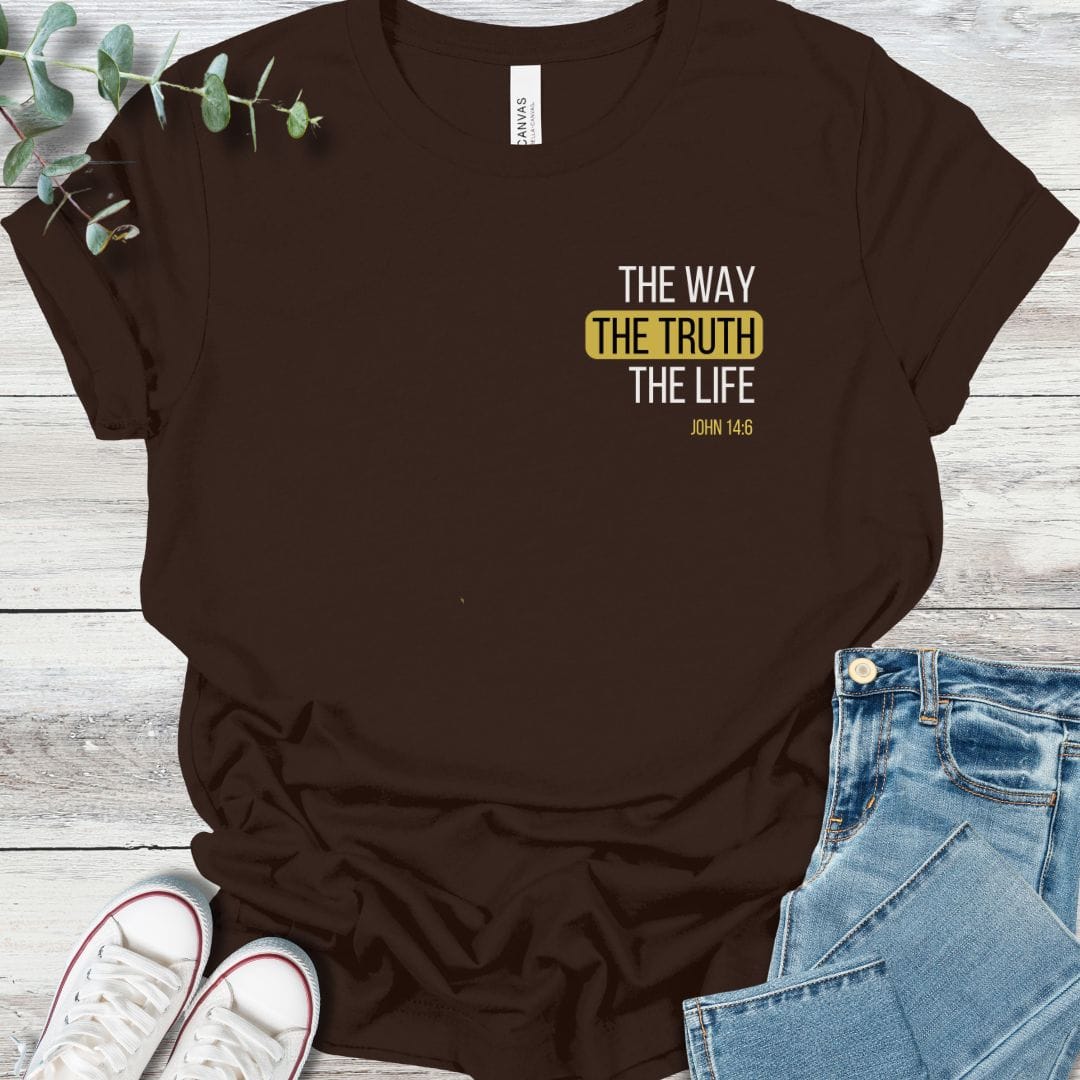 The Truth T-Shirt in Brown - Christian graphic tee