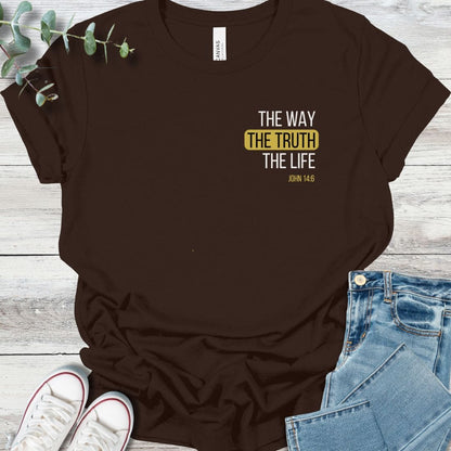 The Truth T-Shirt in Brown - Christian graphic tee