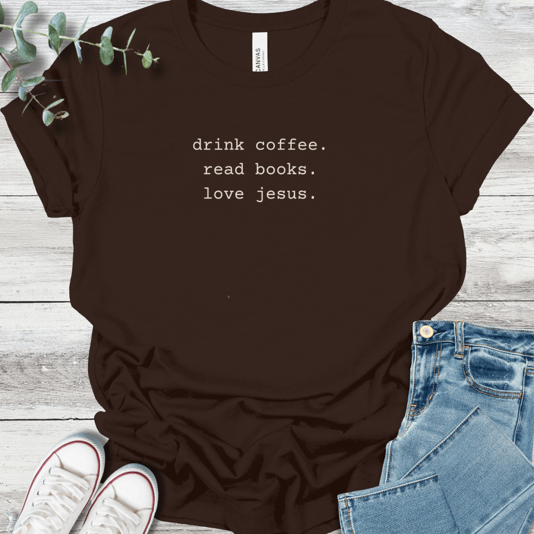 Daily Life T-Shirt in Brown - Christian graphic tee