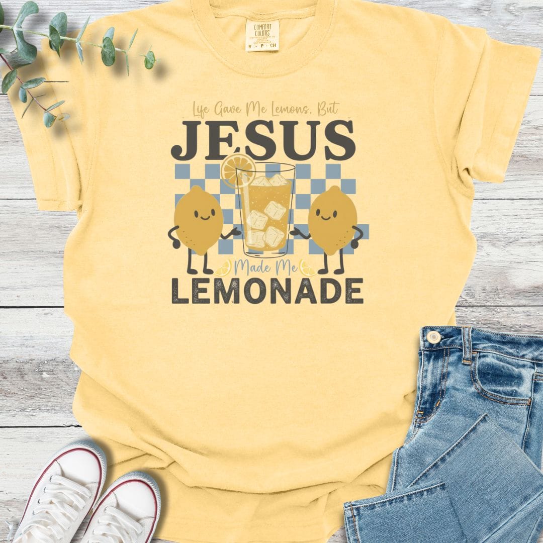 Made Lemonade T-Shirt in Butter - Christian graphic tee