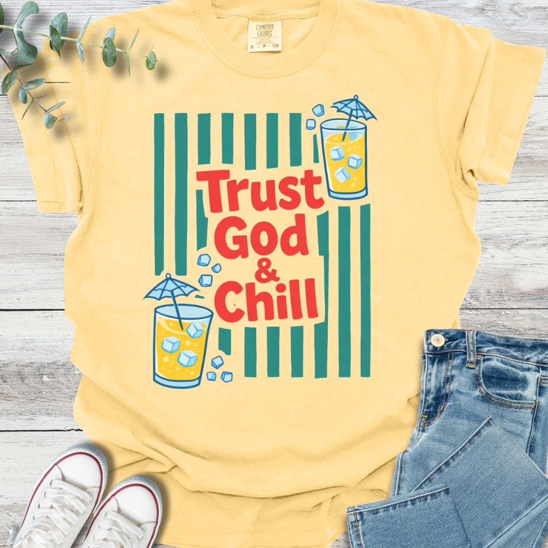Chill T-shirt in Butter - Christian graphic tee