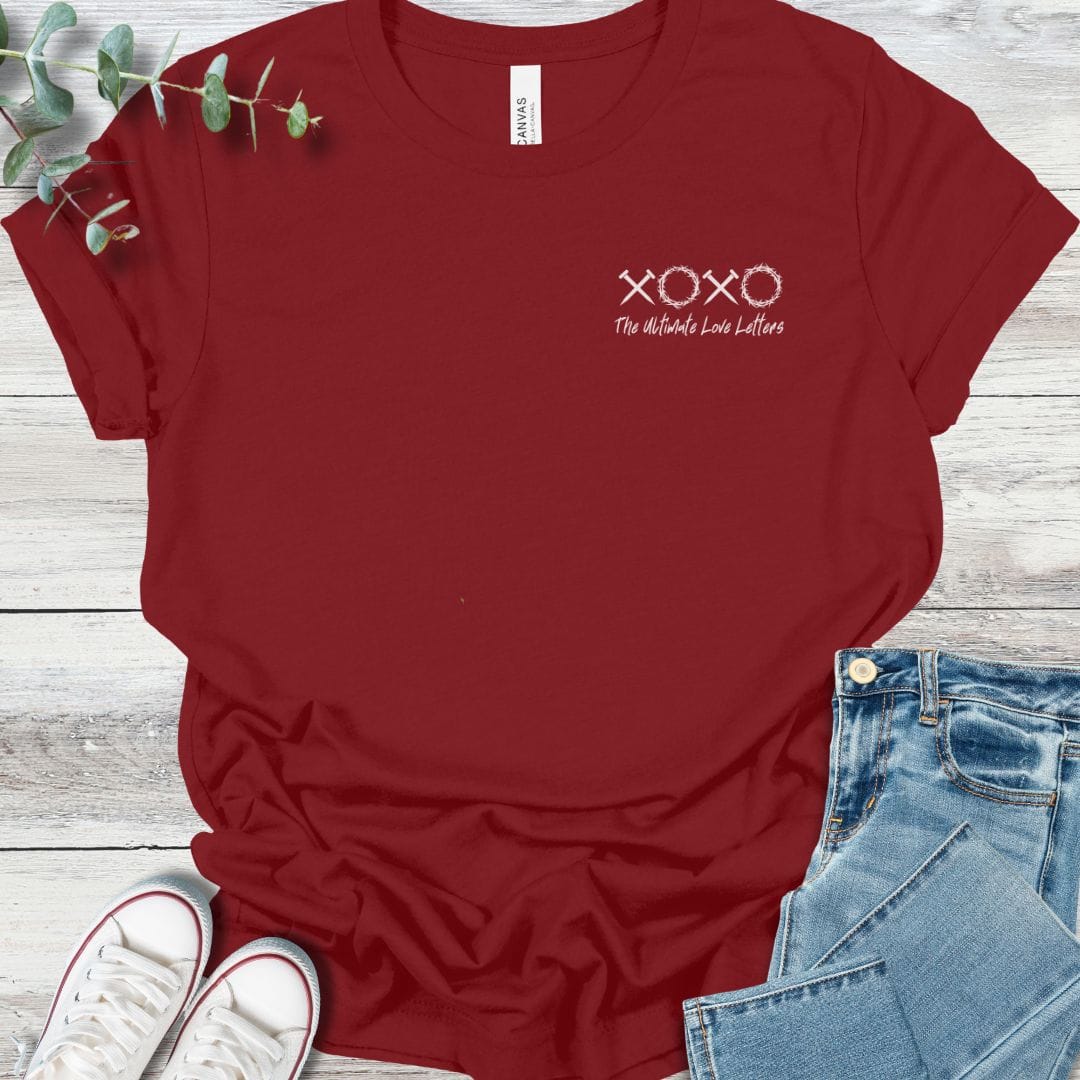 XOXO T-Shirt in Cardinal - Christian graphic tee