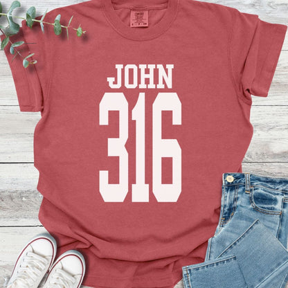 John 316 Varsity T-shirt