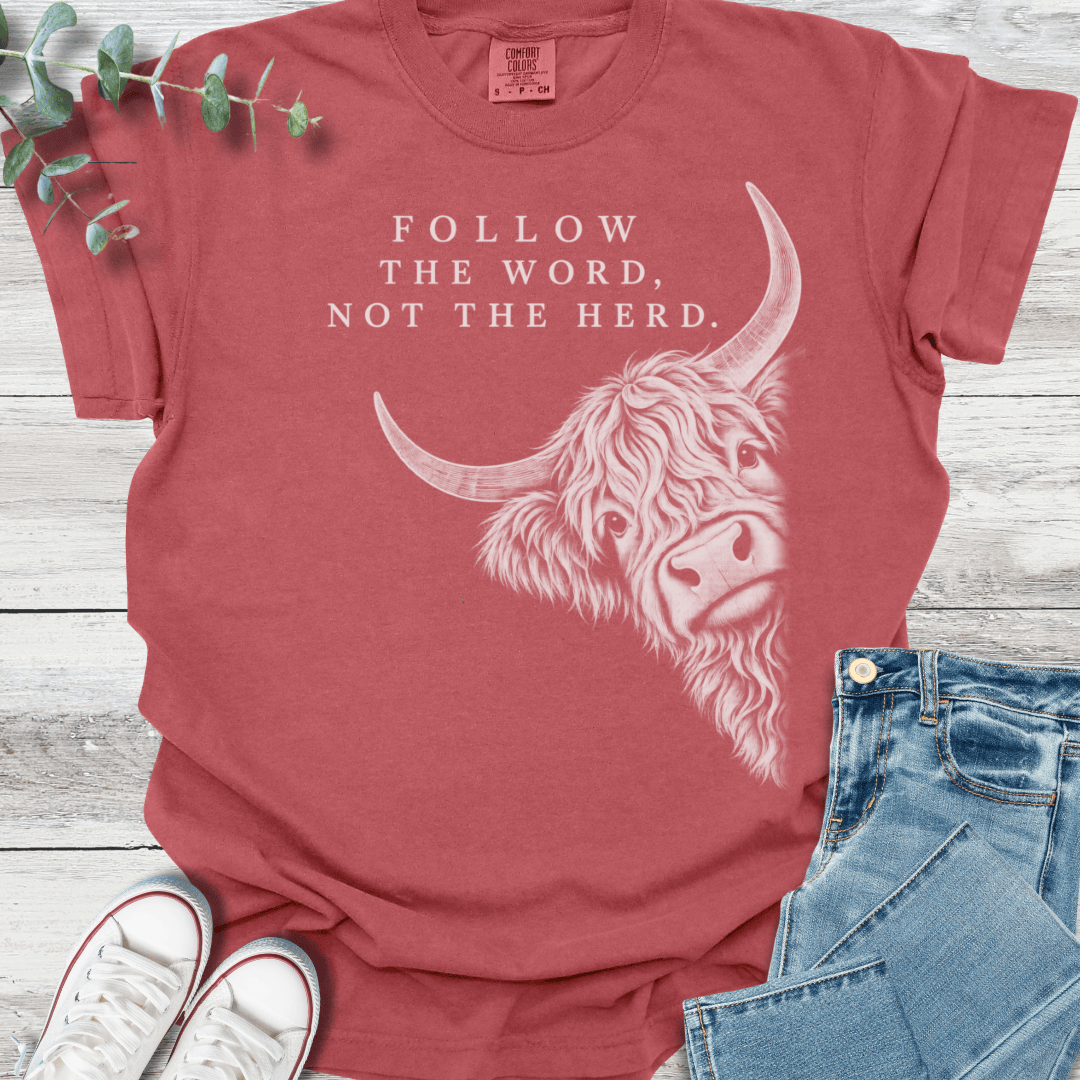 Word Over Herd T-Shirt - Christian graphic tee