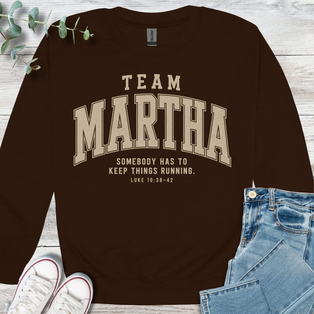 Team Martha Sweatshirt - Christian graphic sweatshirt