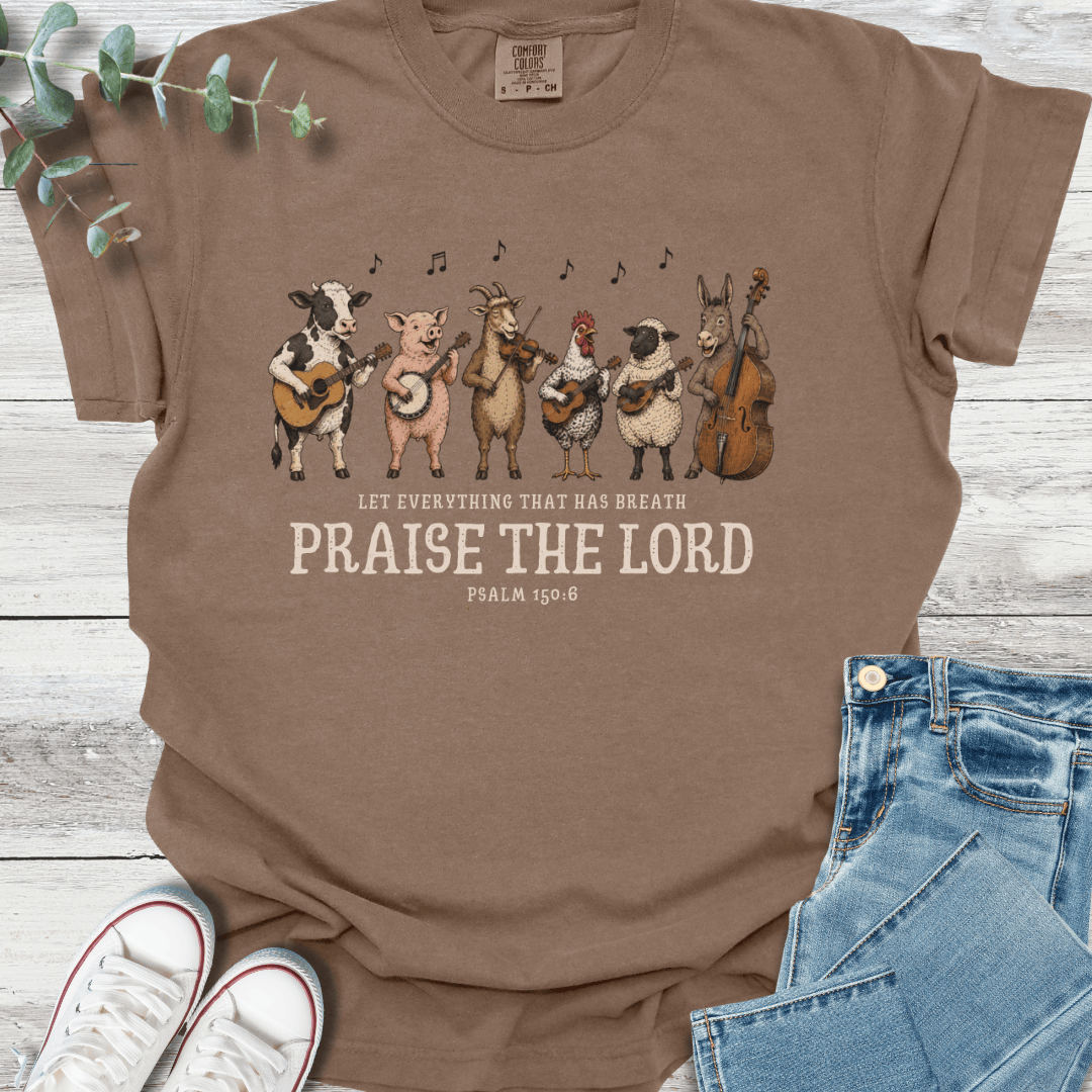 Farm Band T-Shirt - Christian graphic tee