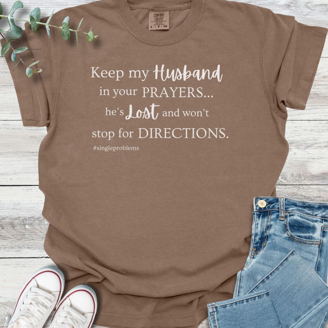 Single Problems T-shirt in Espresso - Christian graphic tee