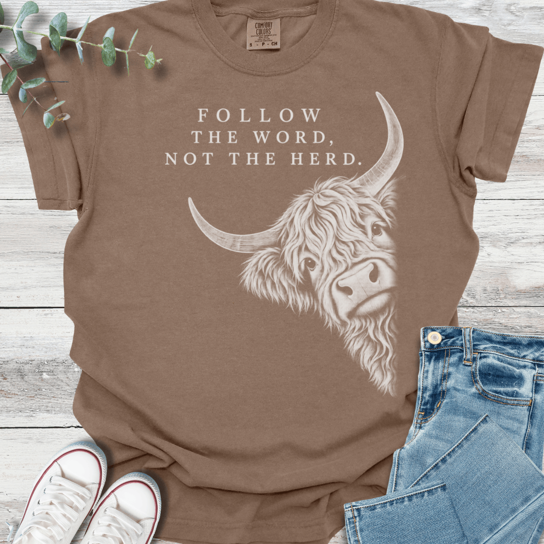 Word Over Herd T-Shirt - Christian graphic tee