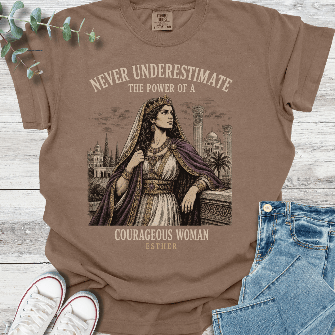 Esther Courage T-Shirt - Christian graphic tee