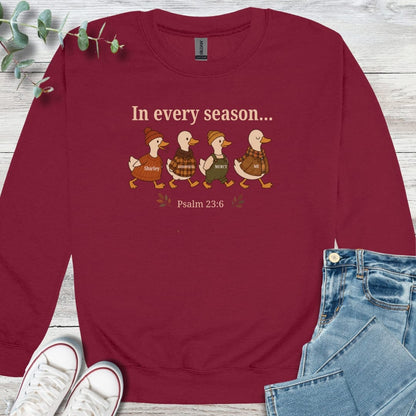 The Fall Chase Sweatshirt - Christian graphic sweatshirt
