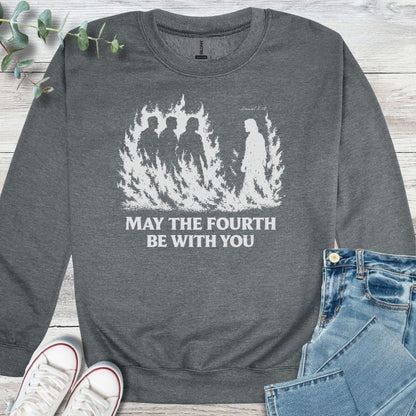 The Fourth Sweatshirt - Christian graphic sweatshirt