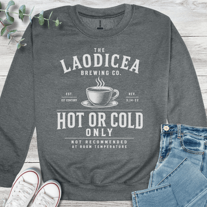 Hot or Cold Sweatshirt - Christian graphic sweatshirt