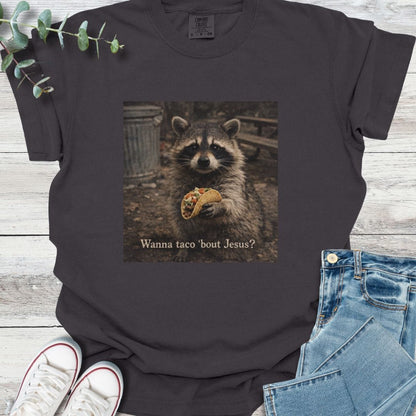 Taco 'Bout Him T-Shirt in Graphite - Christian graphic tee