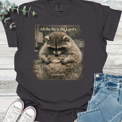 Fatty Portion T-shirt in Graphite - Christian graphic tee