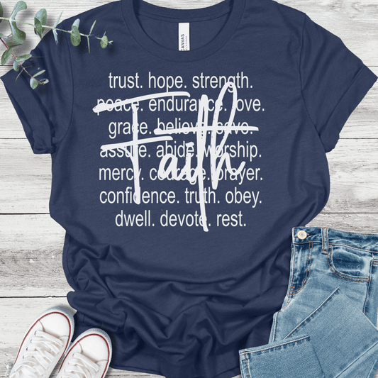 Faith Words T-Shirt