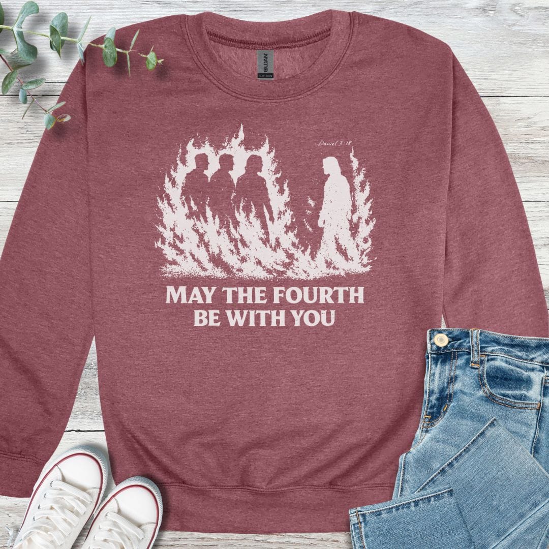 The Fourth Sweatshirt - Christian graphic sweatshirt