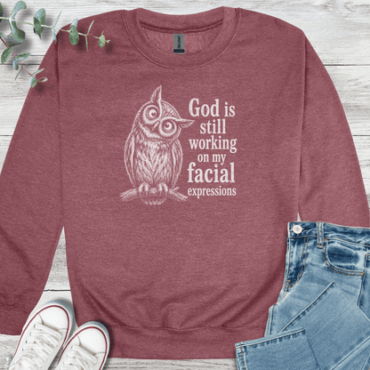 Facial Sanctification Sweatshirt - Christian graphic sweatshirt